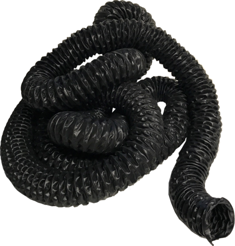 Flexible noir résistant jusqu’à 100°C Ø 70 mm - vendu au mètre